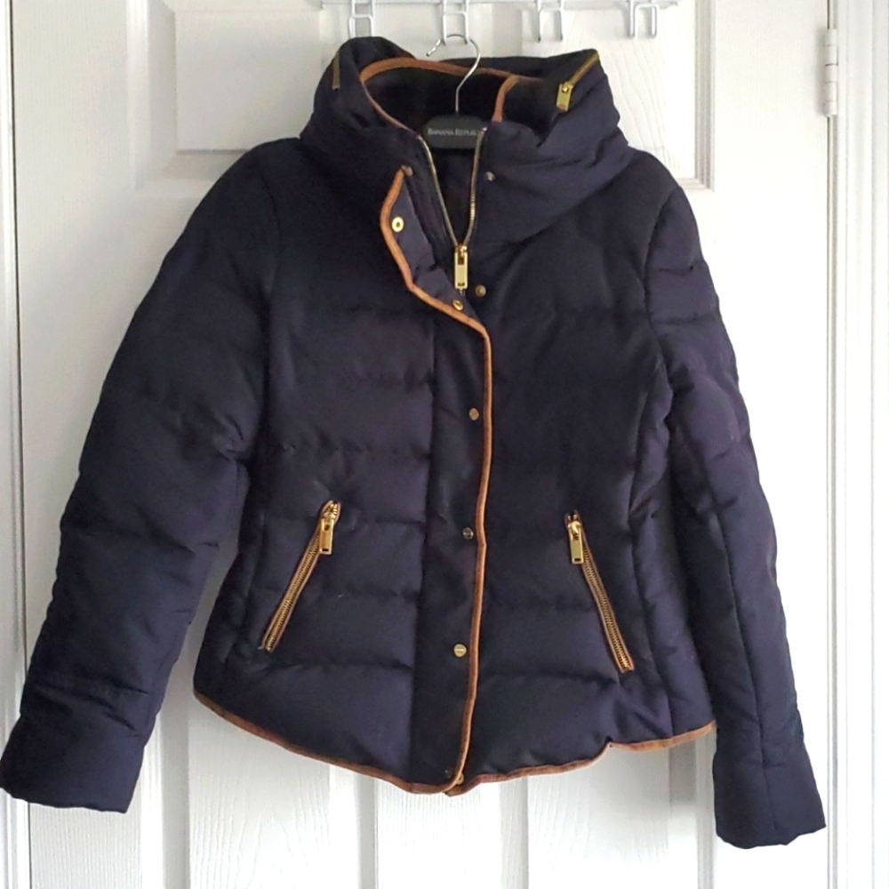 Zara blue winter coat - medium